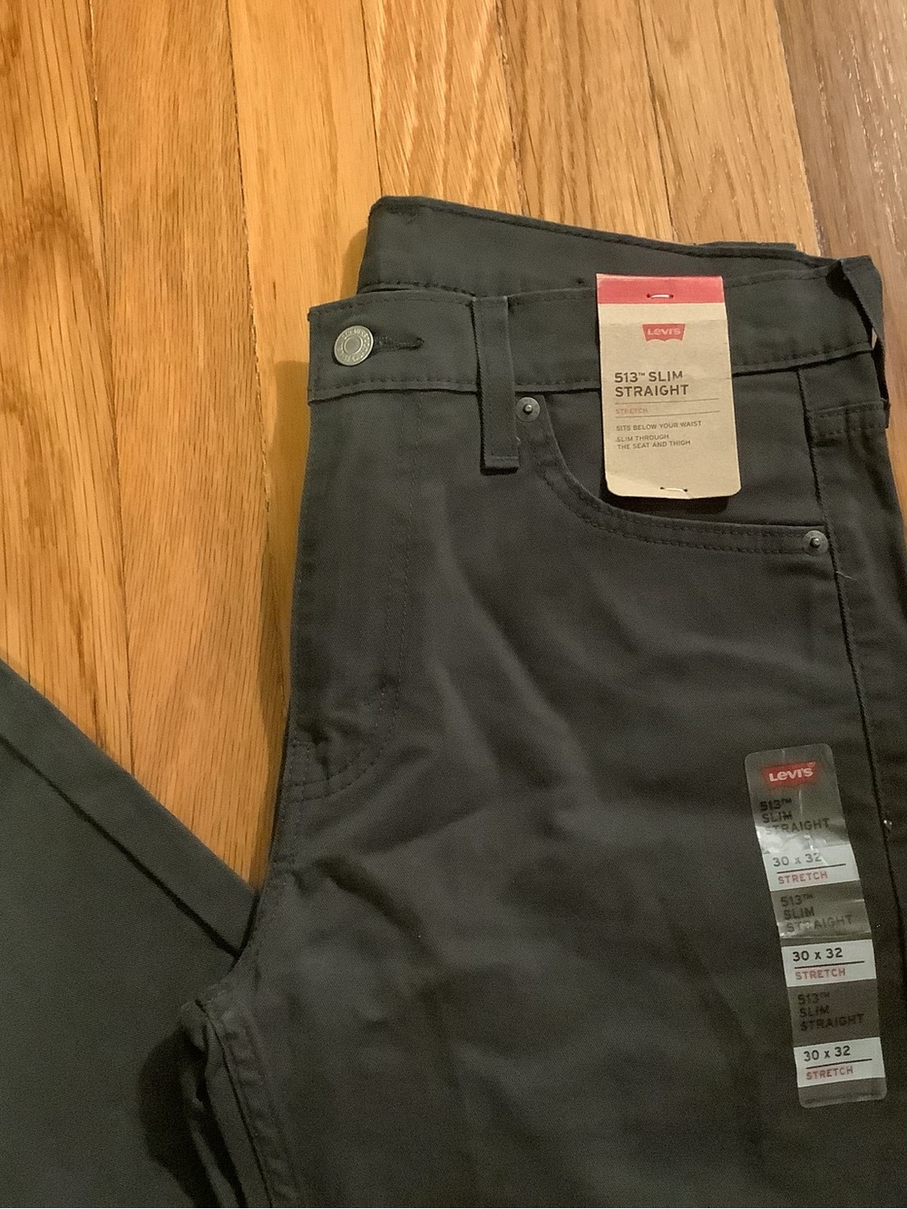 Levi's 513 Slim Straight Jeans in Black